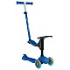 Σκούτερ με κάθισμα 4 σε 1 GLOBBER GO UP SPORTY LIGHT - σκούρο μπλε