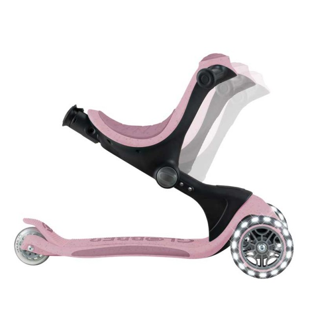 Πατίνι με κάθισμα 5 σε 1 GLOBBER GO UP DELUXE LITS ECOLOGIC 360° - ροζ