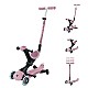 Πατίνι με κάθισμα 5 σε 1 GLOBBER GO UP DELUXE LITS ECOLOGIC 360° - ροζ