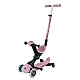 Πατίνι με κάθισμα 5 σε 1 GLOBBER GO UP DELUXE LITS ECOLOGIC 360° - ροζ