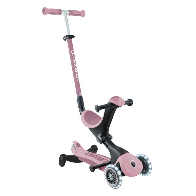 Πατίνι με κάθισμα 5 σε 1 GLOBBER GO UP DELUXE LITS ECOLOGIC 360° - ροζ