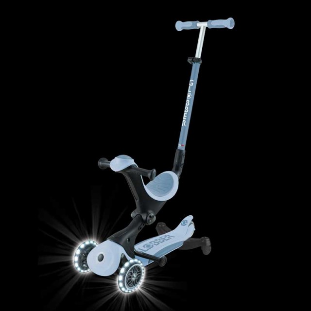 Πατίνι με κάθισμα 5 σε 1 GLOBBER GO UP DELUXE LITS ECOLOGIC 360° - παστέλ μπλε