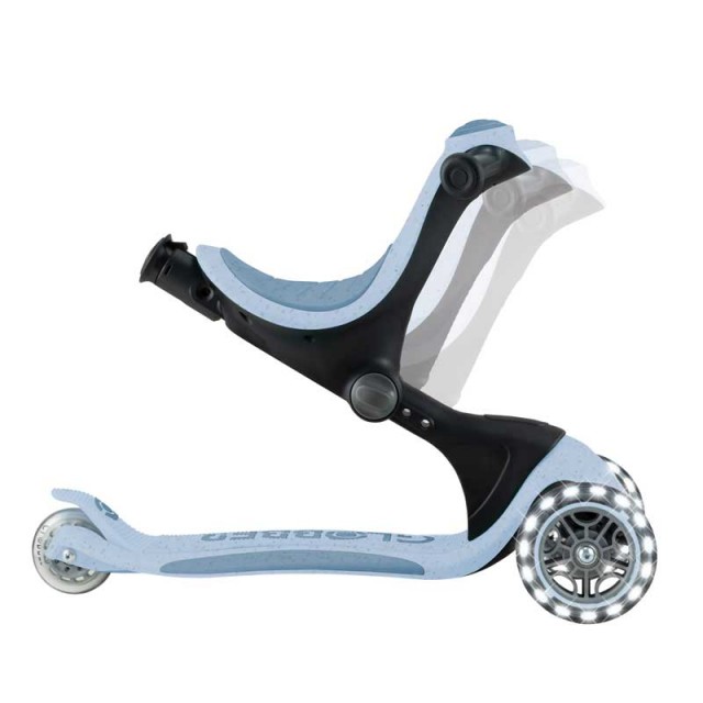 Πατίνι με κάθισμα 5 σε 1 GLOBBER GO UP DELUXE LITS ECOLOGIC 360° - παστέλ μπλε