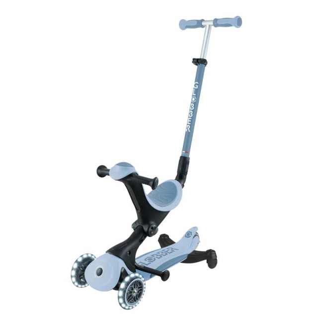 Πατίνι με κάθισμα 5 σε 1 GLOBBER GO UP DELUXE LITS ECOLOGIC 360° - παστέλ μπλε
