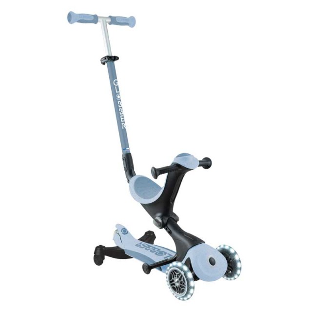 Πατίνι με κάθισμα 5 σε 1 GLOBBER GO UP DELUXE LITS ECOLOGIC 360° - παστέλ μπλε