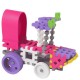 Mini builder για βάφλες 140 τεμαχίων, ροζ