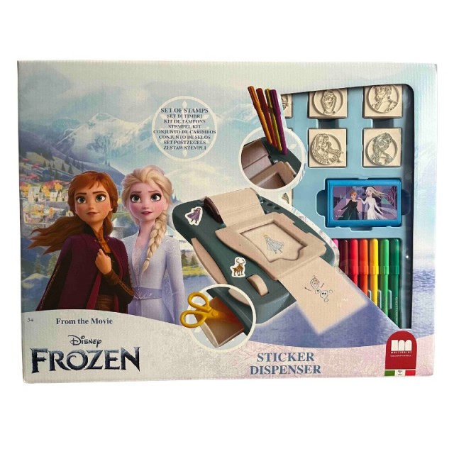 Δημιουργικό σετ "Frozen 2" με μηχανή αυτοκόλλητων και αξεσουάρ