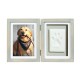 Pearhead Photo and Clay Pet Print Desk Frame - Distressed Grey