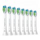 Τυπική κεφαλή Optimal White BrushSync 8 τεμαχίων λευκό