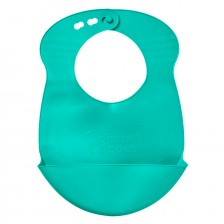 Tommee Tippee υφασμάτινη ποδιά-ρολό 6μ+, τιρκουάζ