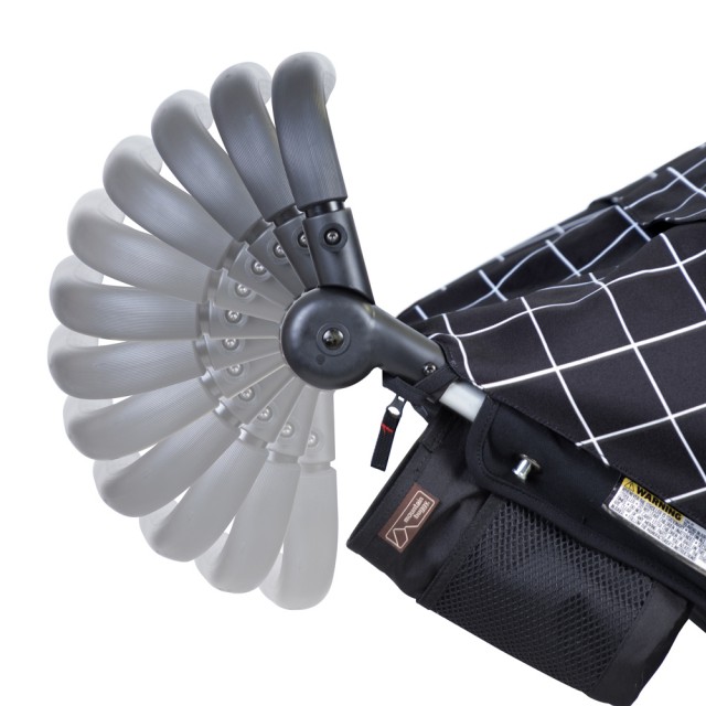 Duet V3 Grid Twin καρότσι (ασπρόμαυρο καρό)