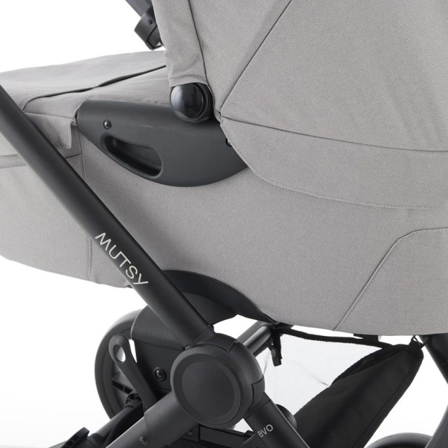Mutsy EVO Pebble Grey PACKAGE Σασί με κάθισμα + Bassinet για νεογέννητο