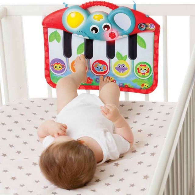 PLAYGRO 4-σε-1 Μουσικό πιάνο χειρός/ποδιού (με φώτα), 0m+