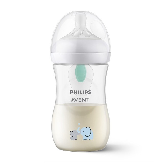 Μπουκάλι Natural Response with AirFree valve 260 ml 1m+ decor Elephants