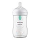Μπουκάλι Natural Response με βαλβίδα AirFree 260 ml 1m+ Αστέρια και ντεκόρ αρκούδας