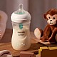 Μπουκάλι Natural Response με βαλβίδα AirFree 260 ml 1m+ Αστέρια και ντεκόρ αρκούδας