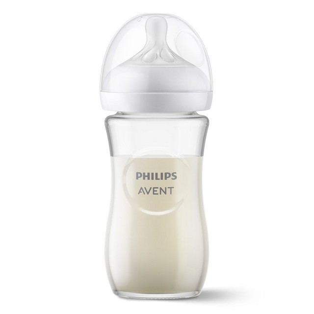 Γυάλινη φιάλη Natural Response 240 ml 1m+