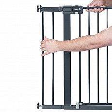 Προέκταση για μεταλλικό χώρισμα πόρτας γενικής χρήσης, 14cm, μαύρο