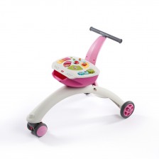 Τρίκυκλο 5-σε-1 Walk Behind & Ride-on pink, 6-36μ