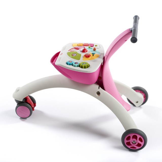 Τρίκυκλο 5-σε-1 Walk Behind & Ride-on pink, 6-36μ