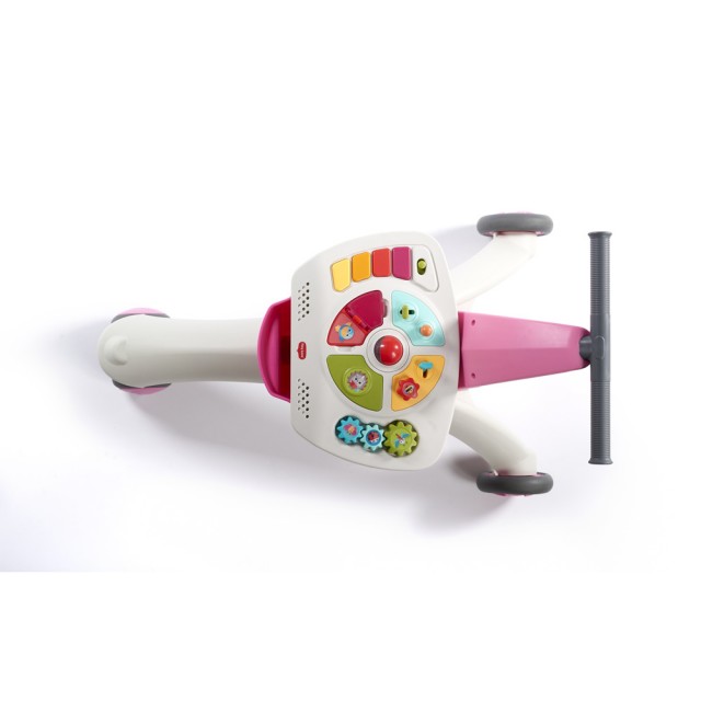 Τρίκυκλο 5-σε-1 Walk Behind & Ride-on pink, 6-36μ