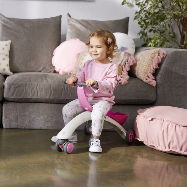 Τρίκυκλο 5-σε-1 Walk Behind & Ride-on pink, 6-36μ