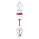 Tommee Tippee Feeding bottle Advanced Anti-Colic 3m+, 340 ml, Ροζ με διακόσμηση