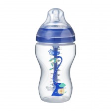 Tommee Tippee μπιμπερό Advanced Anti-Colic 3μ+, 340 ml, μπλε με σχέδιο