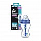 Tommee Tippee Feeding bottle Advanced Anti-Colic 3m+, 340 ml, Μπλε με διακόσμηση