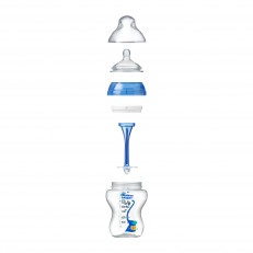 Tommee Tippee μπιμπερό Advanced Anti-Colic 3μ+, 340 ml, μπλε με σχέδιο