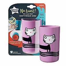 Tommee Tippee Super Cup 300 ml, 12μ+ (δεν ανατρέπεται, σηκώνεται εύκολα), μωβ
