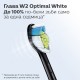 Τυπική κεφαλή W2 Optimal Λευκό 2 τεμάχια μαύρο