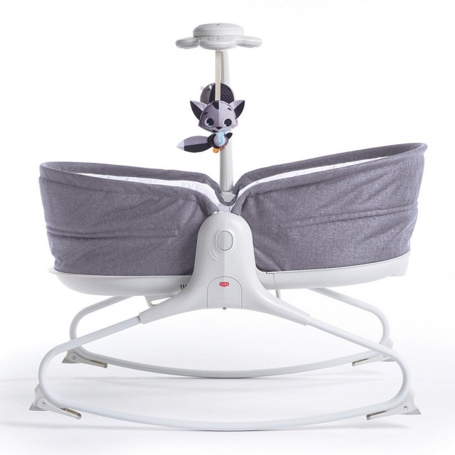 Μουσική ξαπλώστρα Rocker Napper 3 σε 1 με 3 ρυθμιζόμενες θέσεις: Καλάθι ύπνου, κούνια, πολυλειτουργική καρέκλα, αποσπώμενο μουσικό παιχνίδι με φώτα και ήχους