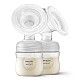 Διπλή ηλεκτρική αντλία Philips AVENT Natural Motion Advanced SCF395/31 με 2 τεμ. φιάλες πολυπροπυλενίου 125 ml με θηλή Natural Response 0m+, 5 τεμ. σακουλάκια μητρικού γάλακτος και 4 τεμ. υλικό παραγεμίσματος