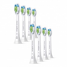 Σετ 8 κεφαλών οδοντόβουρτσας W2 Optimal White HX6068/87 για ηλεκτρικές οδοντόβουρτσες Philips Sonicare, σκληρότητα τριχών: Μέτρια μαλακή