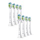 Σετ 8 κεφαλών οδοντόβουρτσας W2 Optimal White HX6068/87 για ηλεκτρικές οδοντόβουρτσες Philips Sonicare, σκληρότητα τριχών: Μέτρια μαλακή