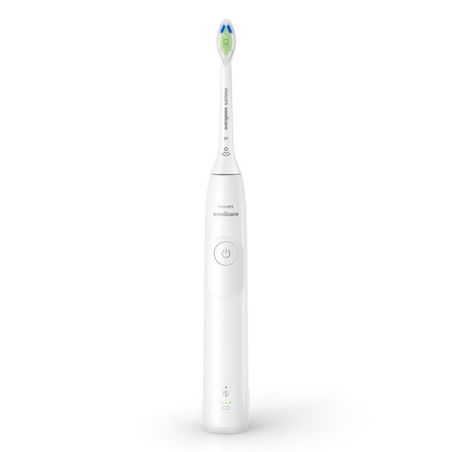 Philips Sonicare HX7108/01 Ασύρματη οδοντόβουρτσα σειράς 5300 με τεχνολογία ήχου επόμενης γενιάς, 1 λειτουργία βουρτσίσματος, 2 εντάσεις, αισθητήρα πίεσης, κεφαλή W2 Optimal White