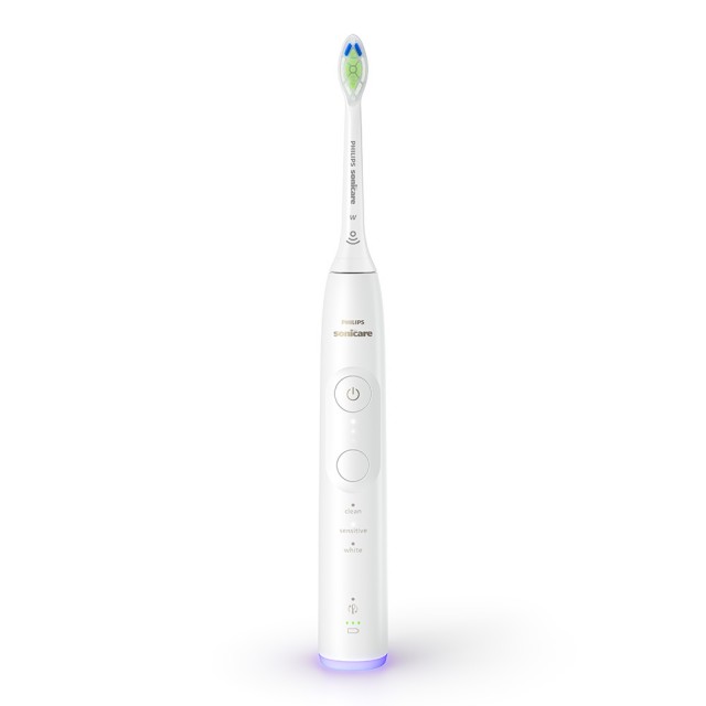 Ασύρματη οδοντόβουρτσα Philips Sonicare HX7410/02 σειράς 6500 με τεχνολογία ήχου επόμενης γενιάς, 3 λειτουργίες βουρτσίσματος, 3 εντάσεις, αισθητήρα πίεσης φωτός, 2 κεφαλές βουρτσίσματος, θήκη ταξιδιού