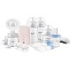 Philips AVENT SCD340/31 Σετ ηλεκτρικό θήλαστρο Natural Motion Advanced + 4 τεμ. Μπουκάλια Natural Response, 5 τεμ. Δοχεία VIA, πιπίλα, επιθέματα και βούρτσα καθαρισμού