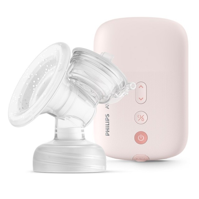 Philips AVENT SCD340/31 Σετ ηλεκτρικό θήλαστρο Natural Motion Advanced + 4 τεμ. Μπουκάλια Natural Response, 5 τεμ. Δοχεία VIA, πιπίλα, επιθέματα και βούρτσα καθαρισμού