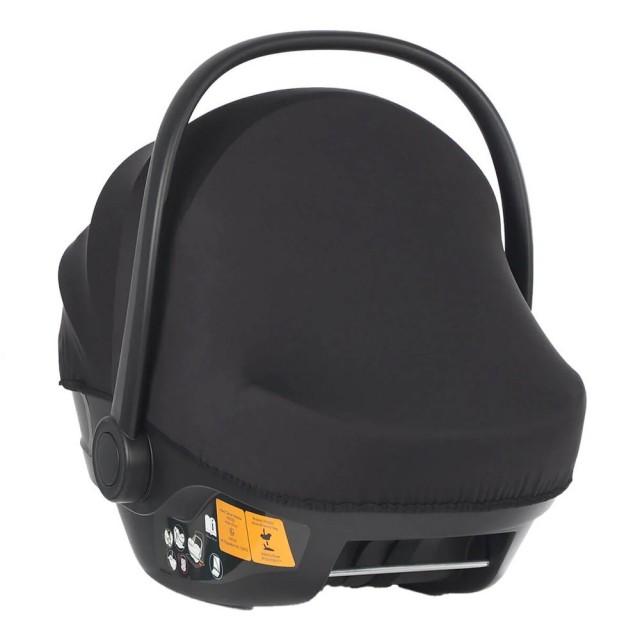 Παιδικό κάθισμα αυτοκινήτου Mountain Buggy Protect i-Size, με αφαιρούμενο μαξιλαράκι νεογέννητου, επεκτεινόμενη πλάτη, για παιδιά ύψους 40-87 cm, προστασία UPF50+, μαύρο-γκρι