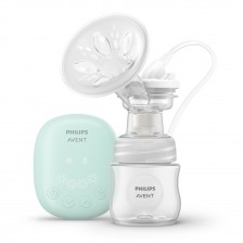 Μονό ηλεκτρικό θήλαστρο Philips AVENT Essential SCF323/11, με μαλακή τσιμούχα σιλικόνης ομοιόμορφου μεγέθους