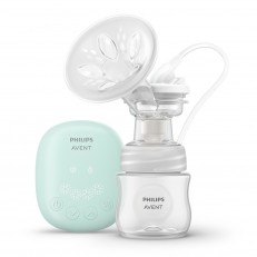 Μονό ηλεκτρικό θήλαστρο Philips AVENT Essential SCF323/11, με μαλακή τσιμούχα σιλικόνης ομοιόμορφου μεγέθους