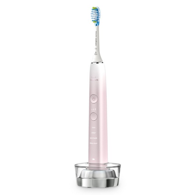 Ηλεκτρική βούρτσα Sonic Philips Sonicare DiamondClean 9000 HX9911/84, με κεφαλή C3 Premium, 4 λειτουργίες, 3 εντάσεις, θήκη ταξιδιού, Bluetooth
