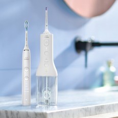 Σετ στοματικό ντους Philips Sonicare Power Flosser 3000 Interdontal and Sonic ηλεκτρική οδοντόβουρτσα Diamond Clean series 9000, Philips Sonicare HX3886/41