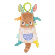 Μαλακό λούτρινο πανάκι αγκαλιάς Καγκουρό Playgro Fauna Friends, με κλιπ για κρέμασμα στο καρότσι