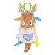 Playgro Fauna Friends Kangaroo Μαλακή βελούδινη πετσέτα αγκαλιάς, με κλιπ για να την κρεμάτε στο καρότσι