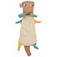 Playgro Fauna Friends Kangaroo Μαλακή βελούδινη πετσέτα αγκαλιάς, με κλιπ για να την κρεμάτε στο καρότσι