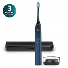 Ηλεκτρική βούρτσα Sonic Philips Sonicare DiamondClean 9000 HX9911/88, με κεφαλή C3 Premium, 4 λειτουργίες, 3 εντάσεις, θήκη ταξιδιού, Bluetooth