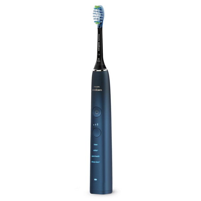 Ηλεκτρική βούρτσα Sonic Philips Sonicare DiamondClean 9000 HX9911/88, με κεφαλή C3 Premium, 4 λειτουργίες, 3 εντάσεις, θήκη ταξιδιού, Bluetooth